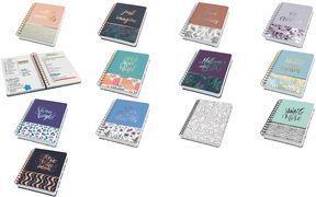 Actual product image Jolie Spiral notebook (168 x 215 mm, Checked, Hardcover)