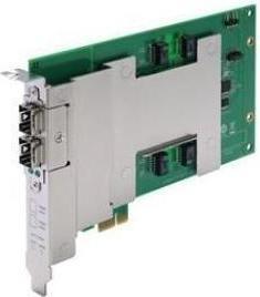 Immagine prodotto Moxa DE-FX02-SFP-T - Scheda in fibra ottica con 2 porte e 100 Mbit/s, 2 slot SFP, interfaccia PCIe (PCIe)