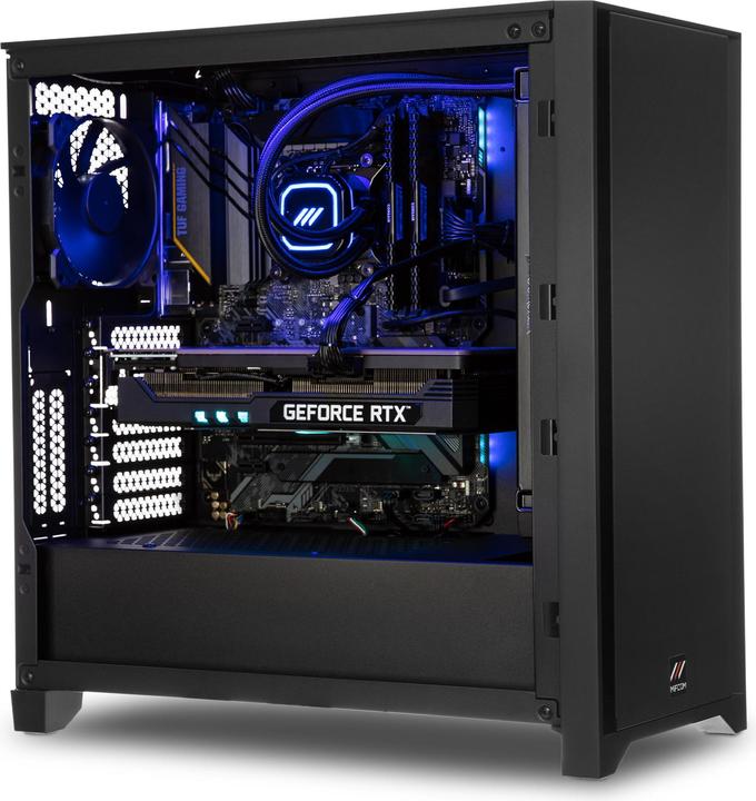 Actual product image Mifcom Savage RTX3080 Core i7 12th Advanced (Intel Core i7-12700K, 32 GB, 1500 GB, GeForce RTX 3080)