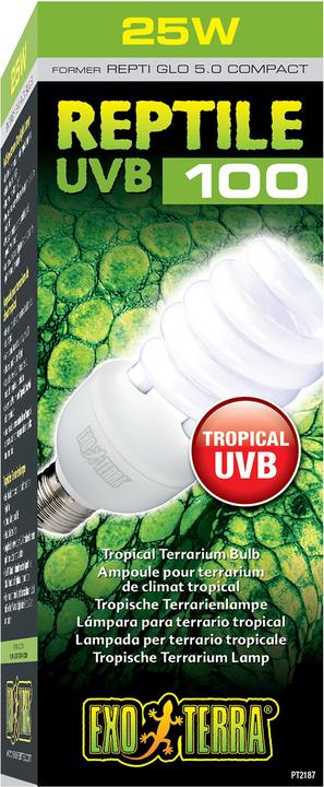 Image du produit Exo Terra Tube fluorescent compact Repti Glo 5.0 26 W (UVB, UVA)
