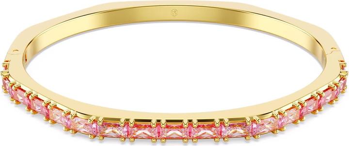 Produktbild Swarovski Matrix Armreif Baguette Schliff Rosa Gold (18.50 cm, Swarovski Metall)