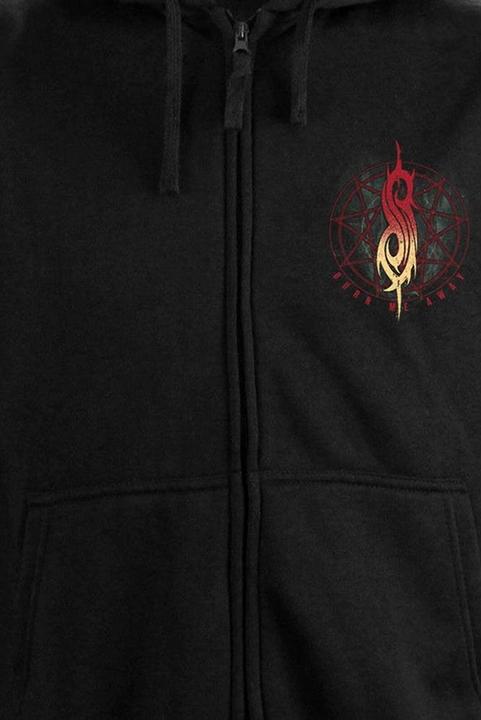 Actual product image Slipknot Burn Me Away hoodie with full-length zip With zip (L)