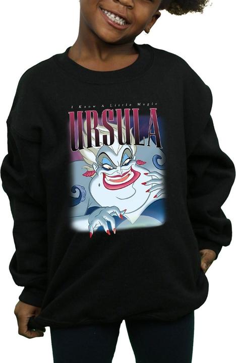 Produktbild The Little Mermaid Mädchen Ursula Montage Sweatshirt aus Baumwolle (116)
