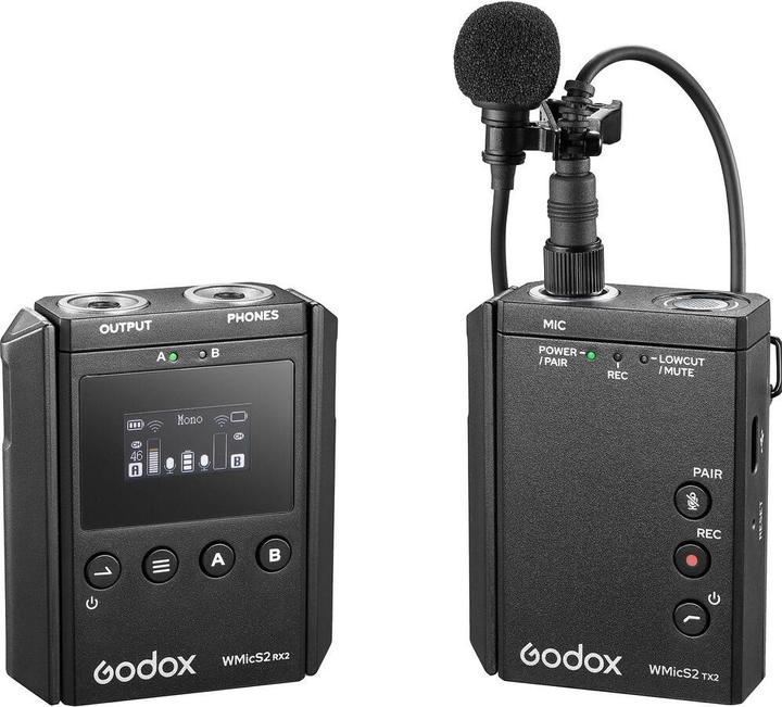 Produktbild Godox WMicS2 Kit 1 UHF Wireless Microphone System