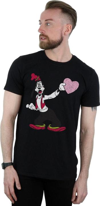 Actual product image Disney Mens Goofy Love Heart T-Shirt (L)