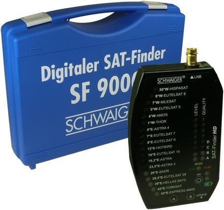 Actual product image Schwaiger SF 9002 SET SAT-Finder HD in case incl. mounting accessories - Satfinder (Measurement technology)