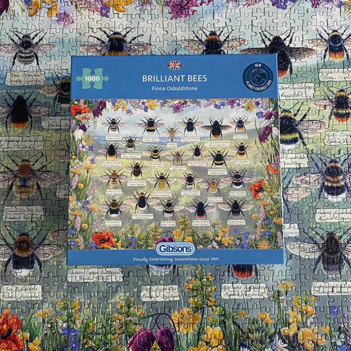 Produktbild Gibsons Puzzle Brillante Bienen 1000 Teile (1000 Teile)