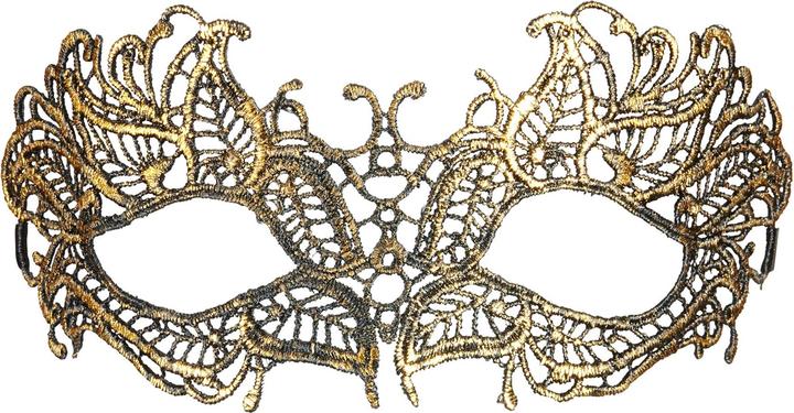 Produktbild Widmann Spitzenmaske schwarz-gold
