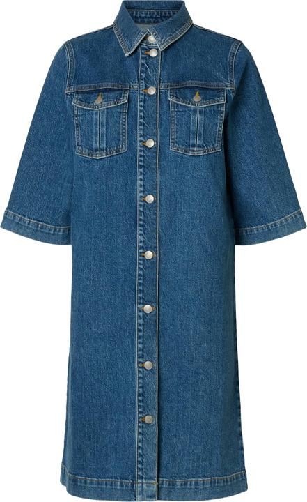 Selected Femme Jeans Midikleid (34)