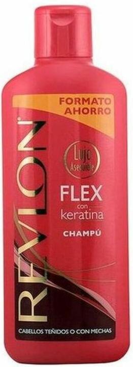 Produktbild Revlon Professional FLEX KERATIN shampoo dyed&highlighted hair 650 ml (650 ml, Flüssiges Shampoo)