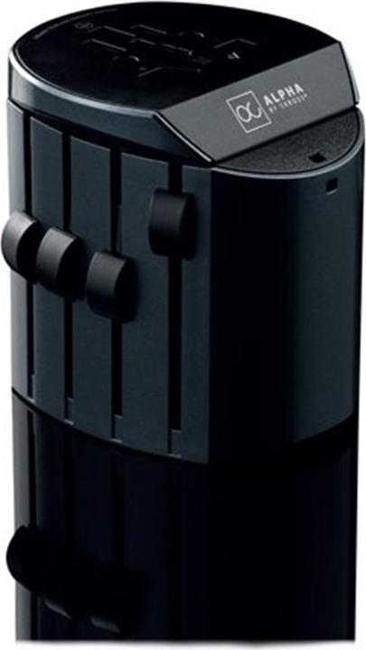 Actual product image Skross Alpha World travel adapter incl. hard case