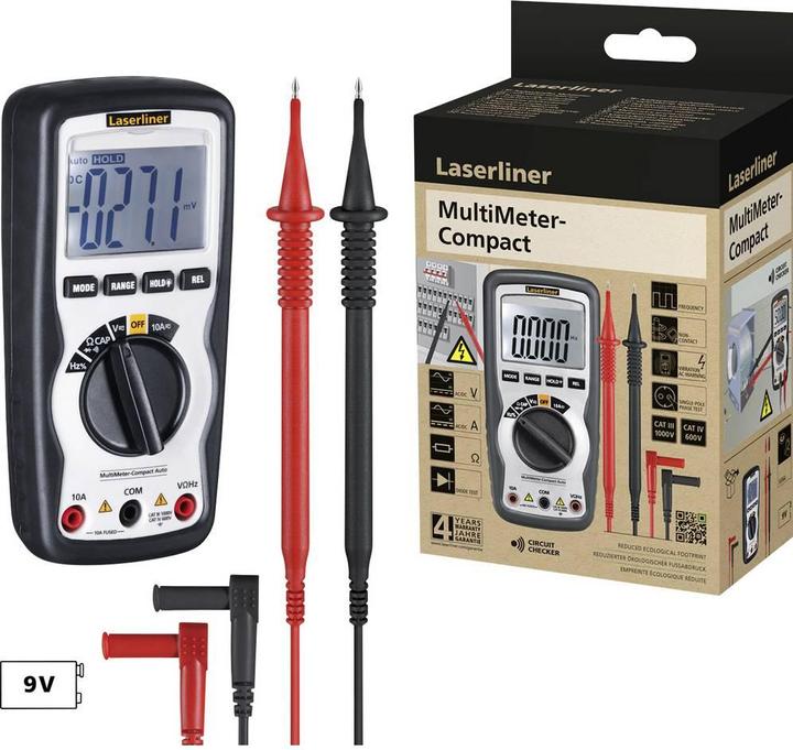 Image du produit Laserliner MultiMeter-Compact Hand-Multimeter