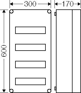 Actual product image Hensel Mi vending machine housing 48Mi 1441TLEen