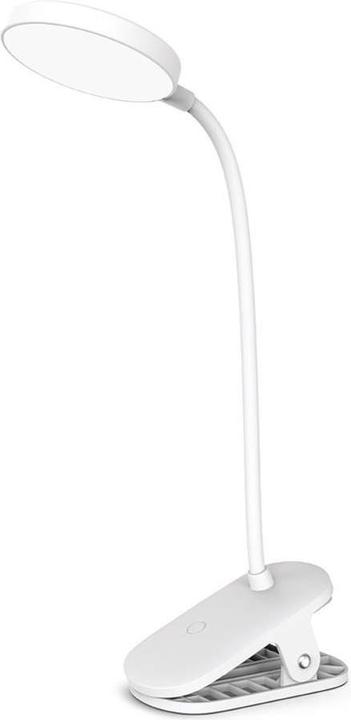 Immagine prodotto Colorway Desc lamp LED Table Lamp Flexible and Clip 2 with Built-in Battery | CW-DL10FCB-W