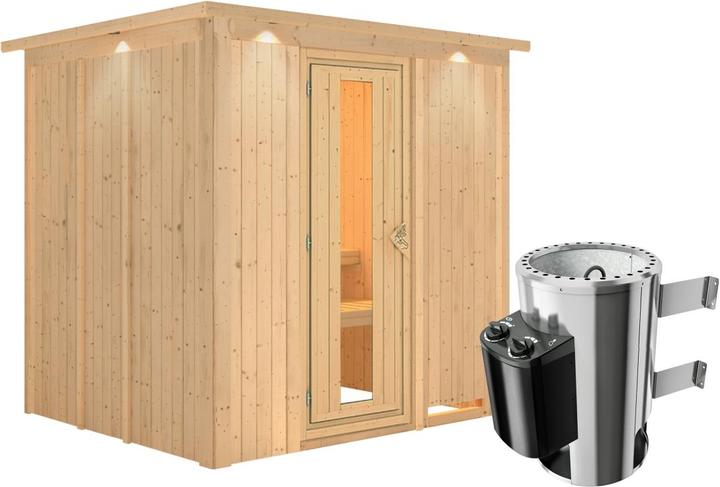 Porta in legno isolata con vetro isolante