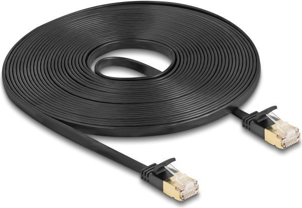 Actual product image Delock RJ45 network cable Cat.6A plug to plug with robu (U/FTP, CAT7, 7.50 m)