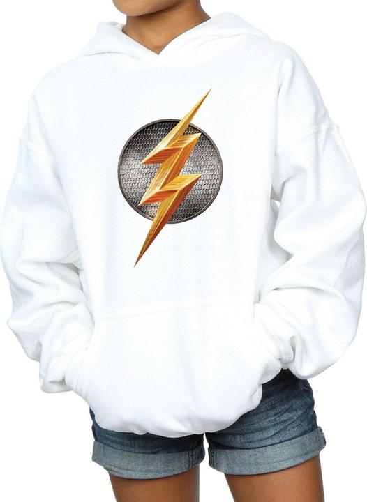 Immagine prodotto Justice League Movie Flash Emblem Felpa con Cappuccio Ragazze (116)