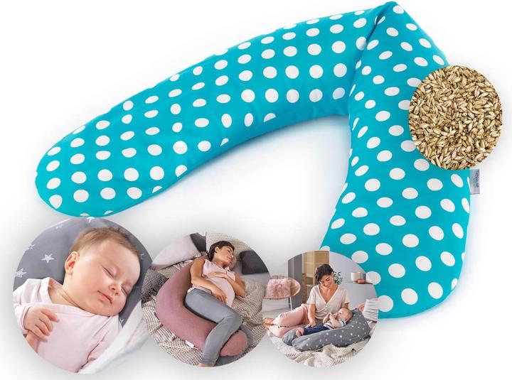 Actual product image Theraline Nursing Pillow "The Original" with Spelt Filling incl. Cover 190 cm