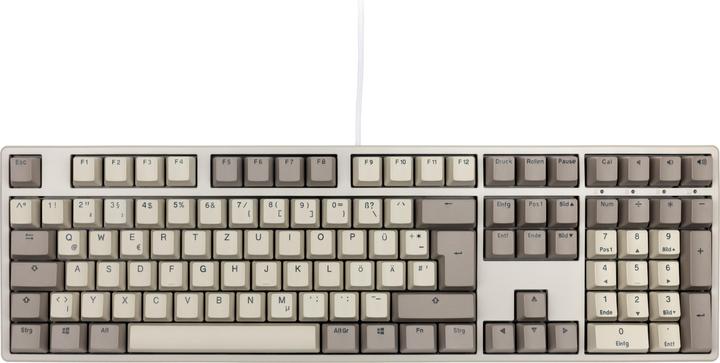 Actual product image Ducky Origin Vintage Gaming Keyboard, Cherry MX-Black (DE, Cable)