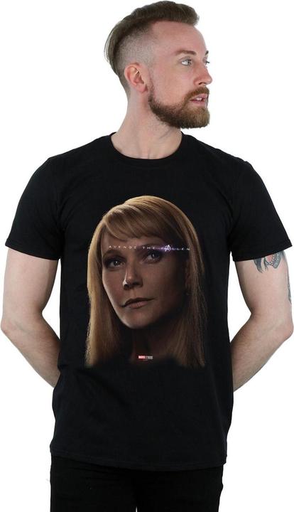 Actual product image Mens Avengers Endgame Avenge The Fallen Pepper Potts T-Shirt (S)