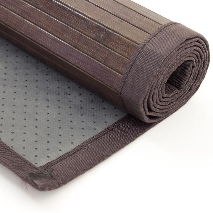 Image du produit Greendeco Tapis en bambou Tapis en bambou 200x250 foncé (200 x 250 cm)