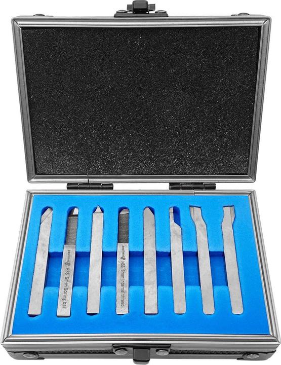 Produktbild Paulimot HSS-Drehmeissel-Set 8-teilig, 6 x 6 mm (6 mm)