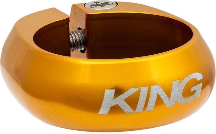 Chris King Sattelklemme, 31.8mm, gold