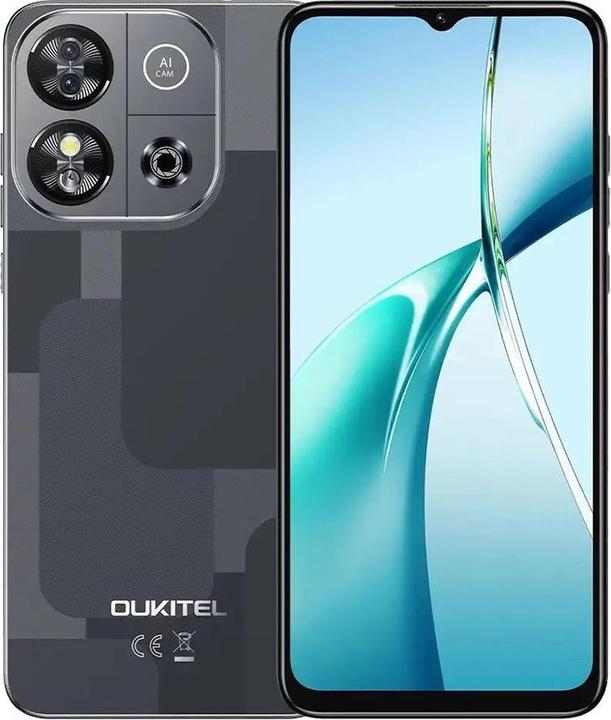 Oukitel Smartphone C57S Smartphone 2Gb/64Gb, Black (64 GB, Black, 6.52", Dual SIM, 13 Mpx)