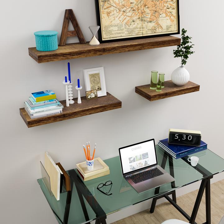 Produktbild Casaria Wandregal (110 x 23 x 4 cm)