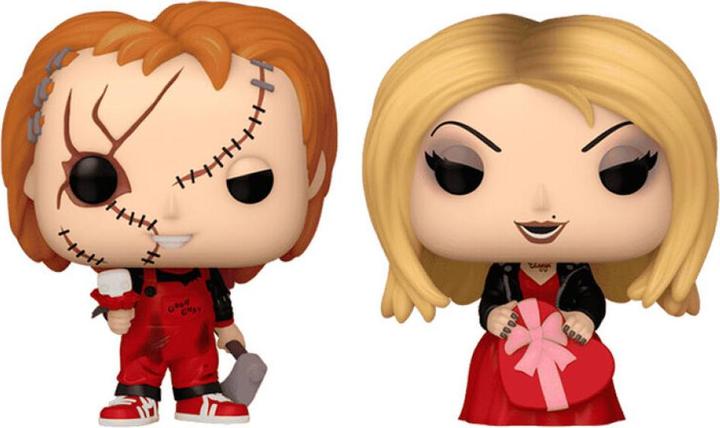 Actual product image Funko Chucky - The Killer Doll Pocket POP! vinyl figures 2-pack Valentines 4 cm