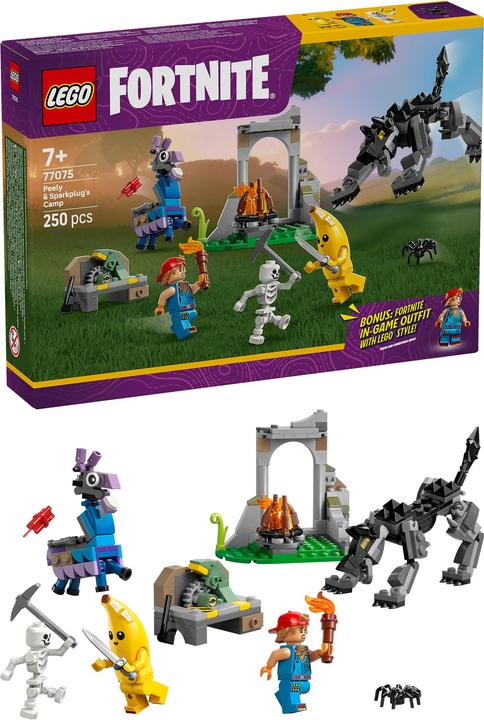 Produktbild LEGO Das Lager von Schali und der Zündkerzenkünstlerin (77075, LEGO Fortnite)