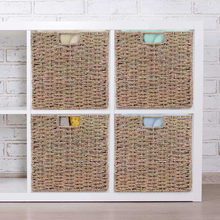 Immagine prodotto Relaxdays Set di cesti decorativi (1 x, 30 x 30 x 30 cm)