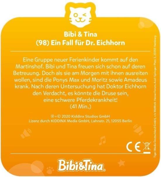 Produktbild Tigermedia Tigercard- Bibi Tina (98): Ein Fall für Dr. Eichhorn (Deutsch)