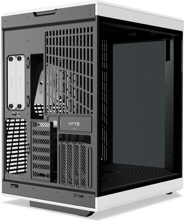 Actual product image Hyte Y70 Touch White (white, tempered glass) (mATX, ITX, ATX, E-ATX)