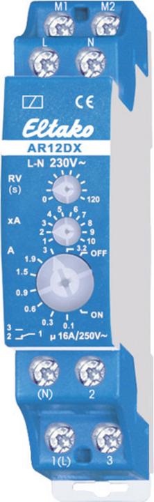 Eltako Zeitrelais Stromrelais. 1 Wechsler potenzialfrei 16A/250V AC