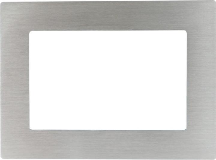 Actual product image Allnet touch display tablet 10 inch zbh bezel for mounting frame silver wide (10", Silver)