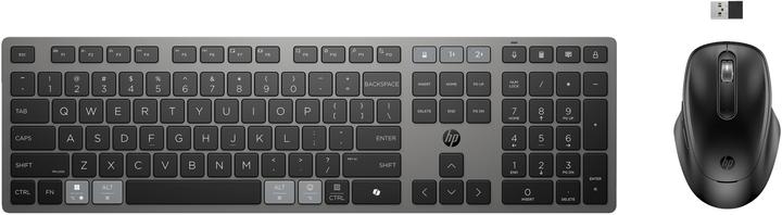 Actual product image HP 725 Multi-Device Rechargeable Wireless Keyboard and Mouse Combo, 499 g, 538 mm, 125 mm, 46 mm, 82 (DE, Wireless)