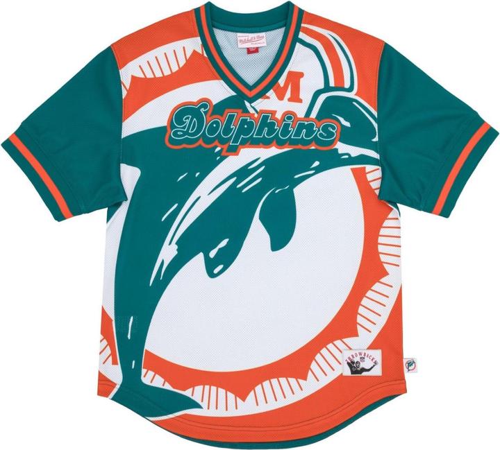 Mitchell & Ness M&N JUMBOTRON NFL Mesh Jersey Miami Dolphins - M (M)