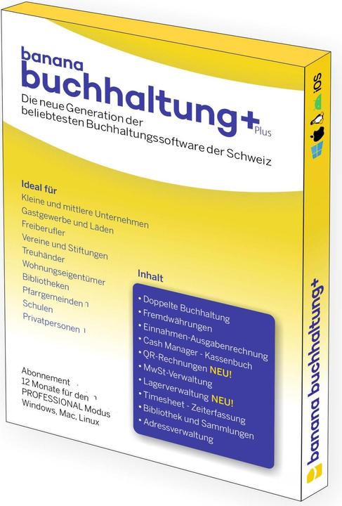 Produktbild Banana Buchhaltung Plus (12 Monate)