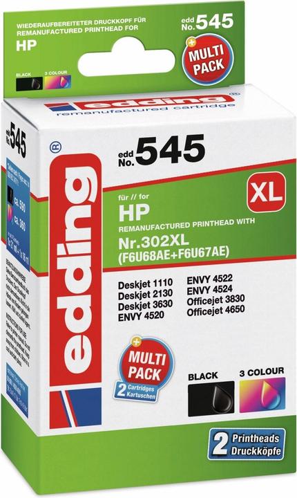 Actual product image Edding EDD-545 Print Cartridge (e) Compatible High (XL) Yield (FC)