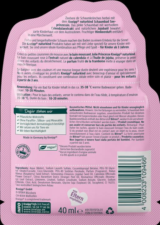 Produktbild Kneipp Seeprinzessin (40 ml, Badeöl)