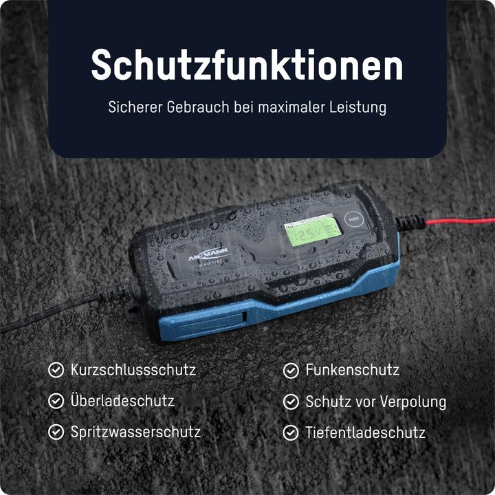 Image du produit Ansmann Chargeur de batterie au plomb BC 6-12V / 6 A (12V, 6V, 6 A)