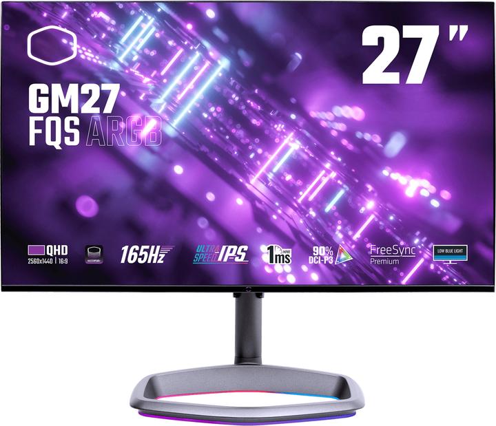 Produktbild Cooler Master TFT Gaming CMI-GM27-FQSA-EU (2560 x 1440 Pixel, 27")