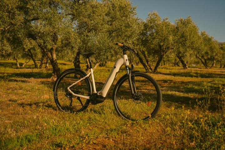 Image du produit Rockrider E-Bike SUV Trekking 28 pouces e-actv 500 LF entrée basse Yamaha beige