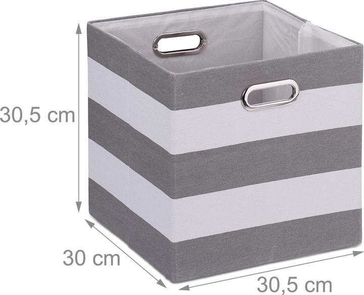 Actual product image Relaxdays 2x storage box (30.5 x 30 x 30.5 cm, 26.50 l)