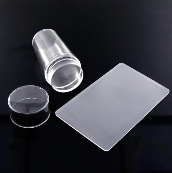 Actual product image GNBLab Nail Art Stamp Clear & Scraper