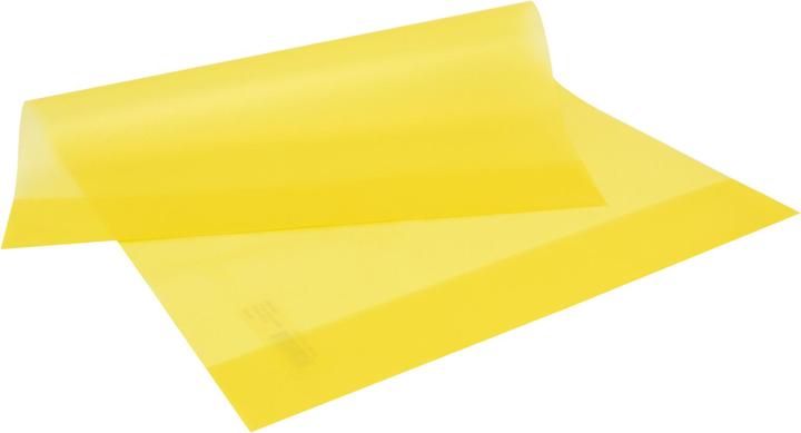 Actual product image Idena A4 booklet protector transparent yellow (A4)