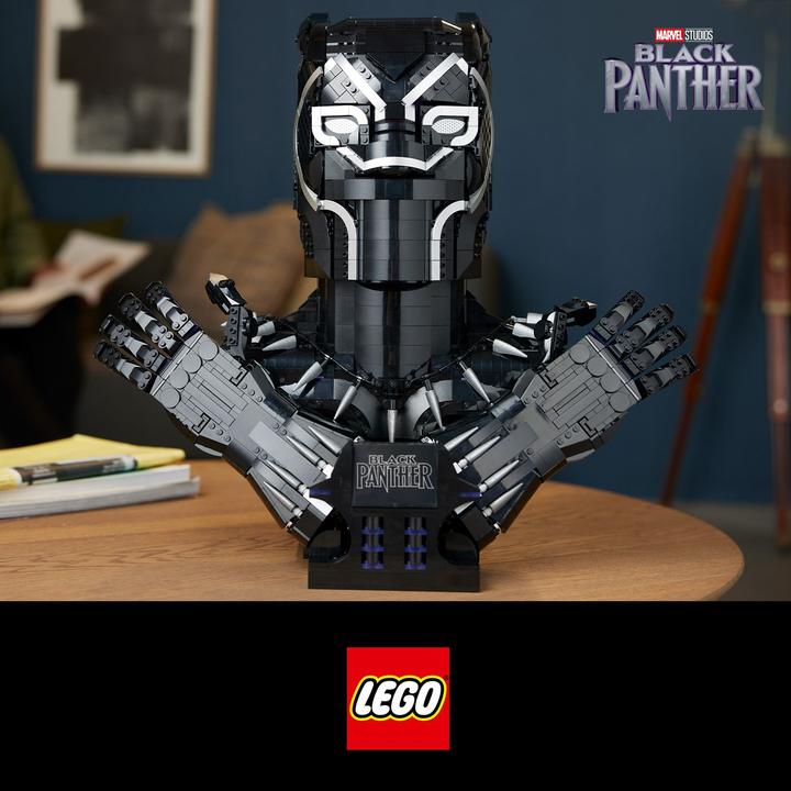 Actual product image LEGO Black Panther (76215, LEGO Marvel, LEGO Rare Sets)