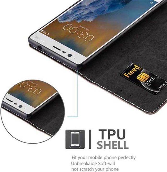 Actual product image Cadorabo Book X Wallet Cover (OnePlus 3)