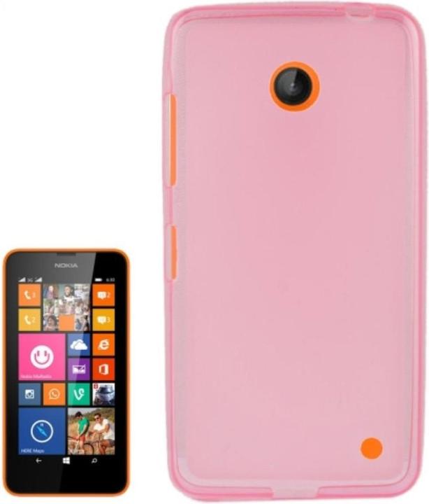 Produktbild König Design Handyhülle Transluzente TPU Tasche für Nokia Lumia 630 / 635 Pink (Nokia Lumia 630)